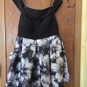 Morgan & Co. Black Dress with Contrast Label